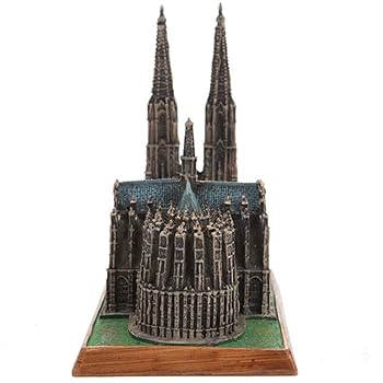 Amazon.co.jp: 建築像の彫刻ケルン大聖堂の像、ドイツの都市建築