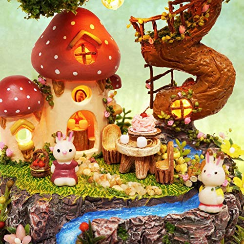 Puppenhaus-Modell, LED-Puppenhaus-Modell Modisch Schön für Geschenke zur Dekoration für Mädchen für Kinder – Bild 3