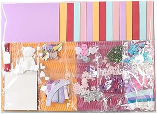 Huralona Handmade DIY Greeting Card Kits Includes 15 Blank Cards 15 Colorful Envelopes with Decoration Accessories for Craft Birthday Thanksgiving Christmas Wedding Invitation Card