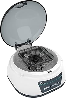 LABFISH Mini Centrifuge Machine 7000 RPM,3286 x g RCF,Lab Benchtop Microcentrifuge with Upgraded 3-in1 Rotor for 12 x 0.2/0.5/1.5/2ml Capacity Scientific Centrifuge Tubes and 32×0.2ml PCR Strips