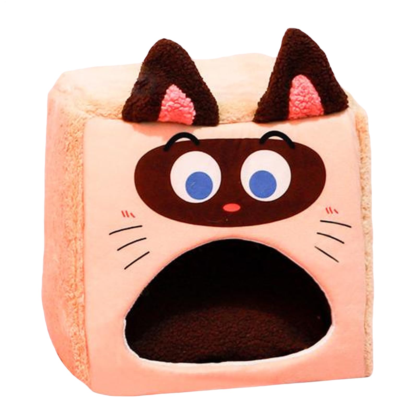 Cama para gatos tipo cueva y tienda de dormir cálida para mascotas en invierno