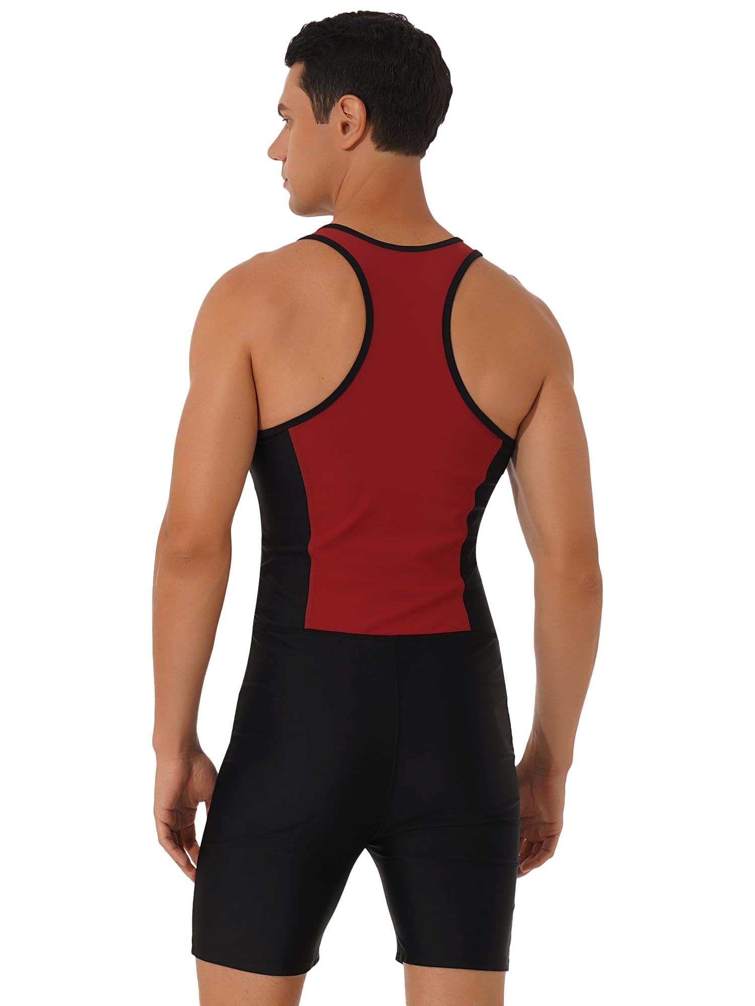 Traje de triatlón de una pieza sin mangas para hombre, ciclismo, natación, correr, competición, entrenamiento, carrera, traje de bicicleta