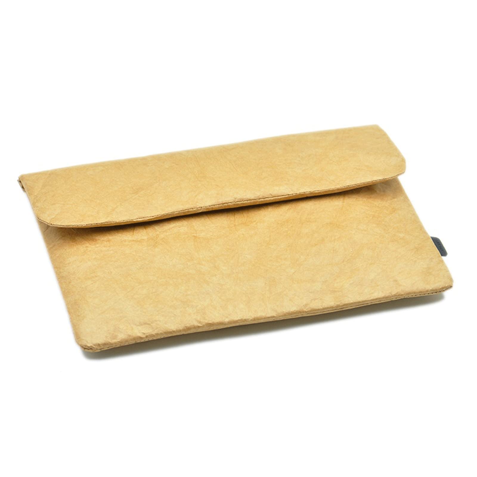 Custodia per tablet in carta Tyvek stile vintage/retrò 35x26 cm, borsa per iPad, iPad Pro, idrorepellente, borse adesive per scrapbooking  7