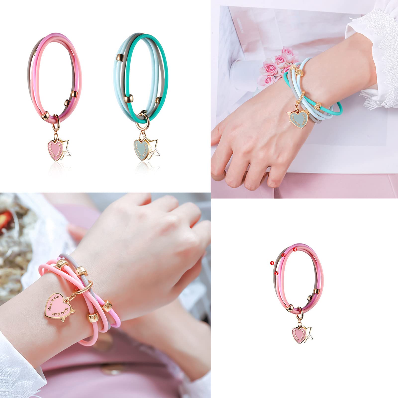 pulseras repelentes de mosquitos 2 Pieza Pulsera antimosquitos bandas repelentes de insectos pulseras impermeables antiinsectos inofensivos para el Cuerpo