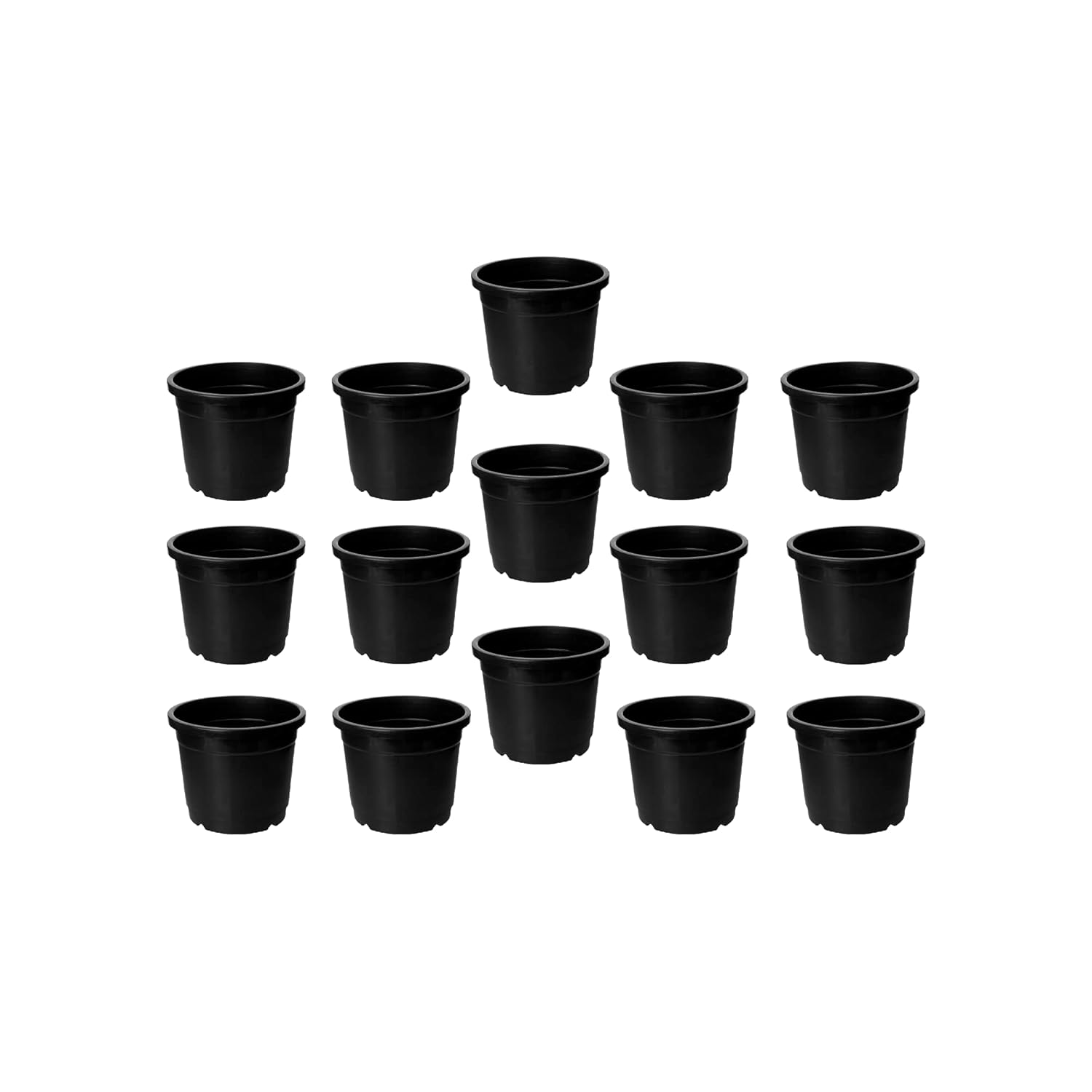 Black Plastic Nursery Seedling Pots 4 Inch Small Pot Seed Starting Pot Seed Germinating Pot