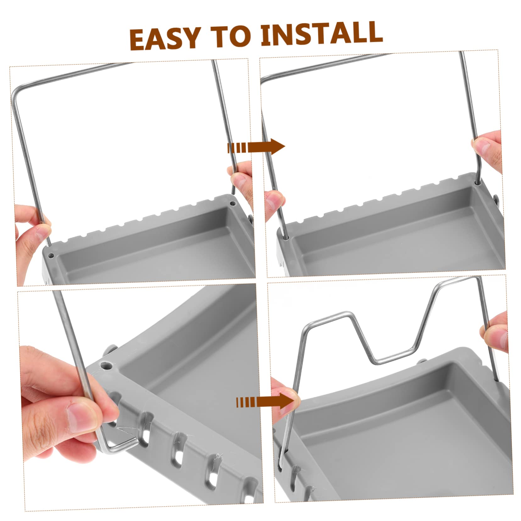 Zerodeko Porta Coperchi Pentole 2 Pezzi in Abs, Design a Divisori | Padelle e Pentole, Struttura Portante, Soluzione Salvaspazio per Cucina e Ambiente Domestico