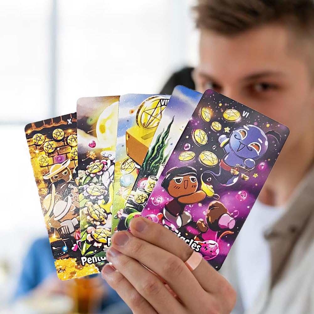 Tarot De 78 Cartas Con Gatos – Papel Estucado, Estilo Vintage, Ideal Para Principiantes Y Amantes De La Adivinación
