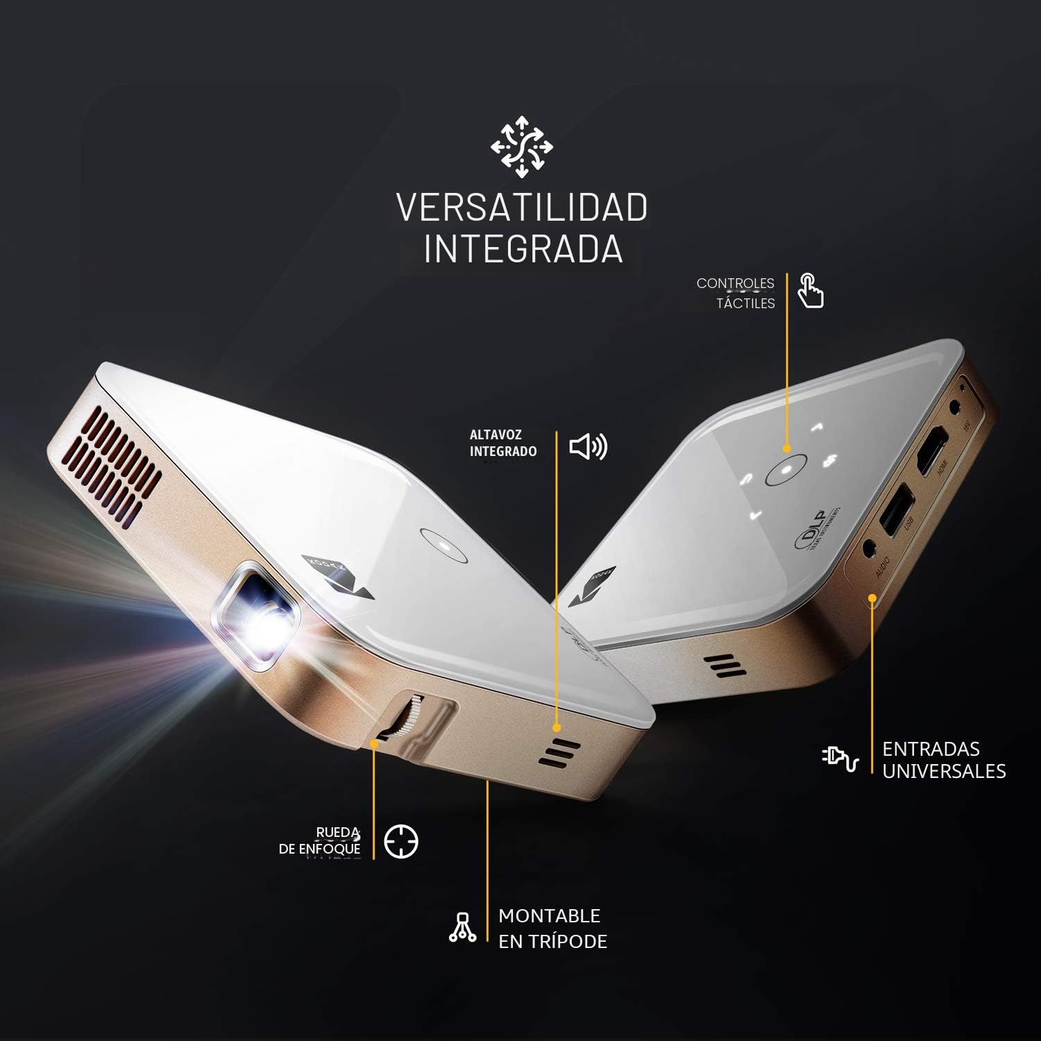 Amazon.com: KODAK Luma 350 proyector inteligente portátil con