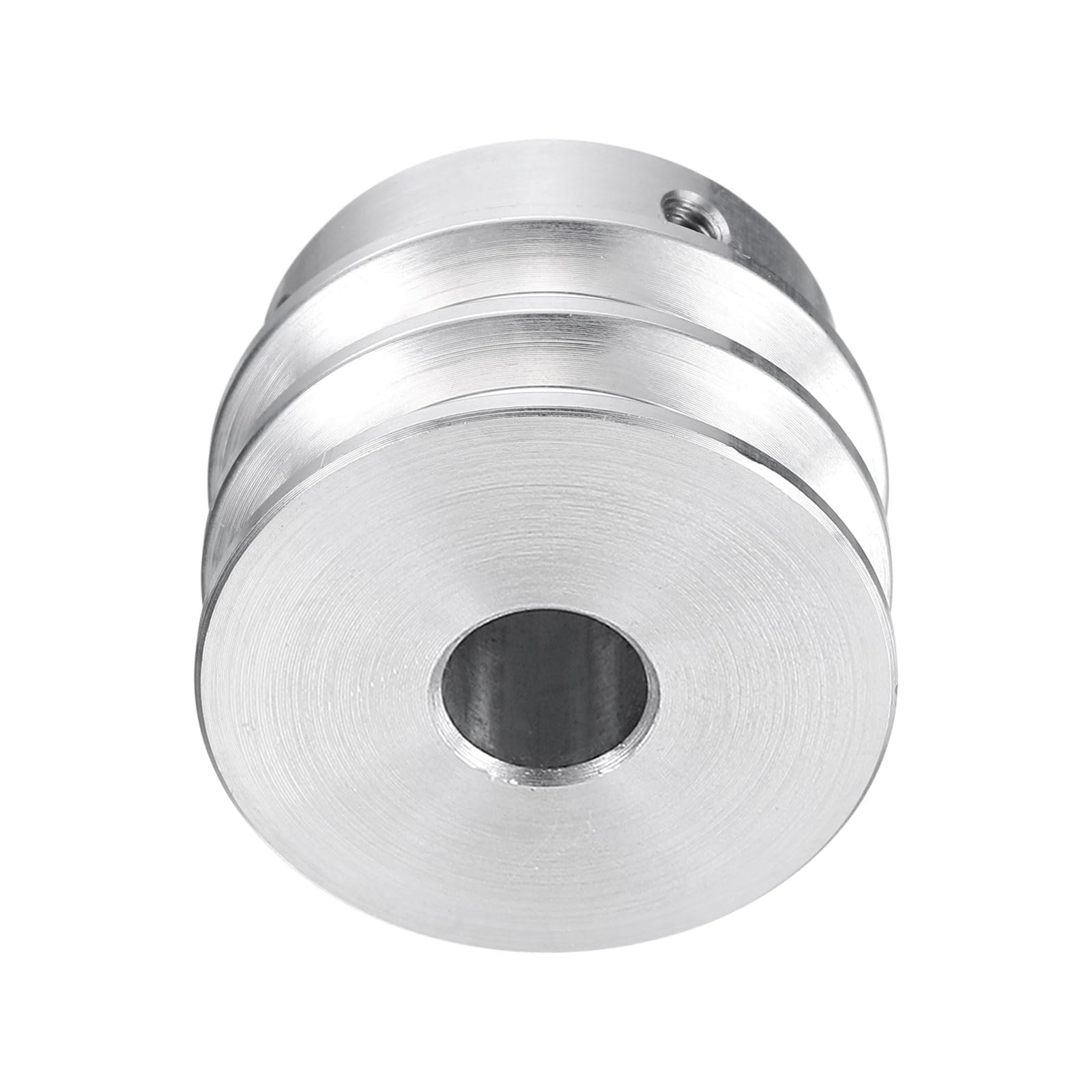 Produktbild von QUARKZMAN V-Typ Riemenscheibe 11mm Bohrung 80mm Außen-Ø – Doppelrille Alulegierung Für 6mm PU-Rundriemen