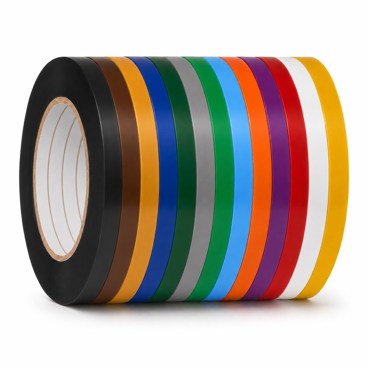 GGR Supplies CVT-536 Rainbow Vinyl Floor Marking Tape, 1/4 x 36 Yards