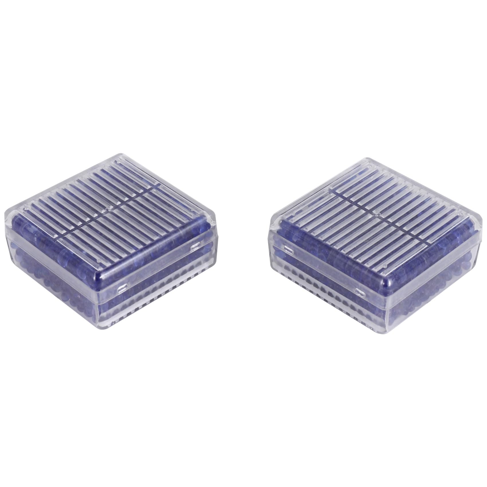 CTRLZS 2pcs Blue Indicating Silica Gel Desiccant Moisture For Absorb Box Reusable
