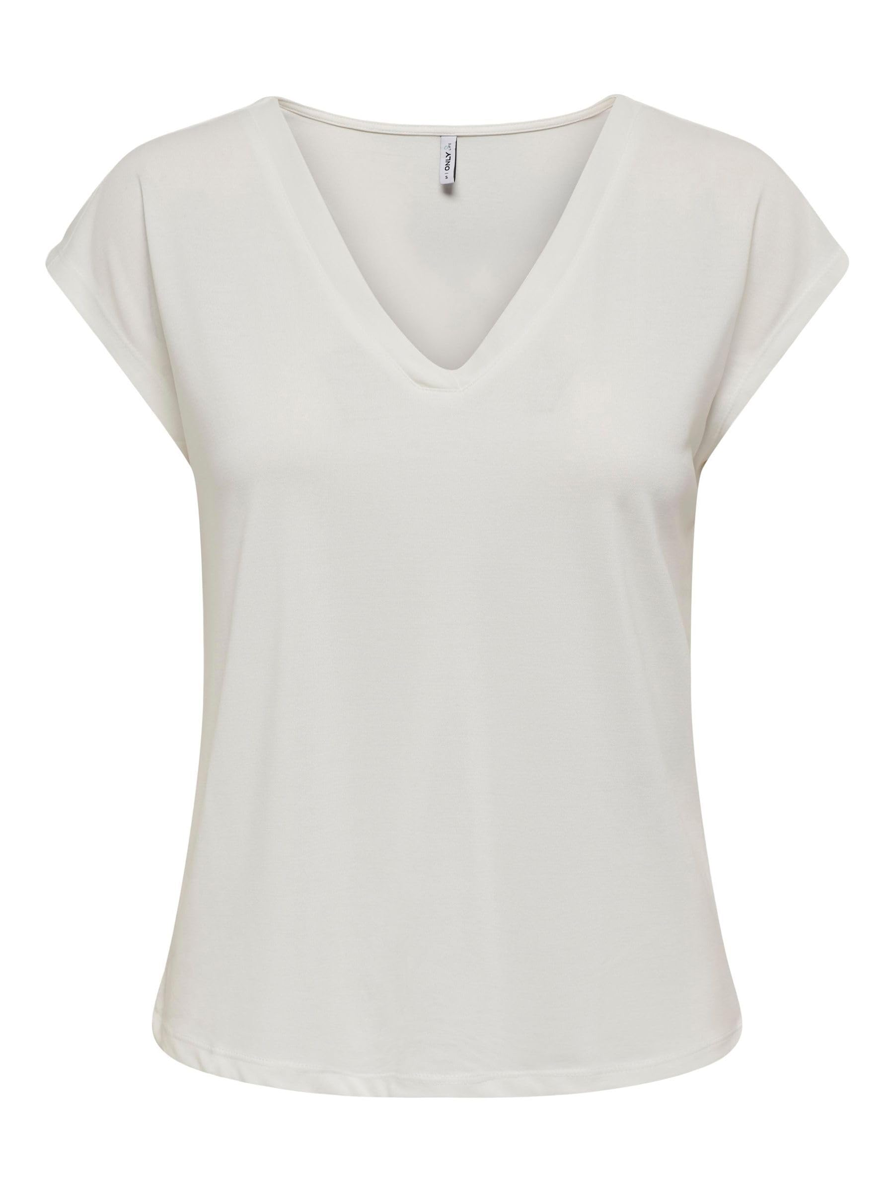 ONLY Damen Top ONLFREE Life - Regular Fit XS S M L XL XXL Schwarz Weiss Grün