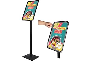 Heavy Duty Floor Poster Stand Holder