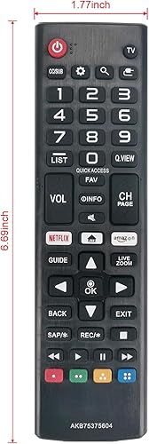 Miniatura 5 de AKB75375604 Reemplazo remoto para LG Smart TV 43UK6090PUA 49UK6090PUA 50UK6090PUA 55UK6090PUA 60UK6090PUA 60UK6090PUA 70UK6190PUB 75UK6190PUB