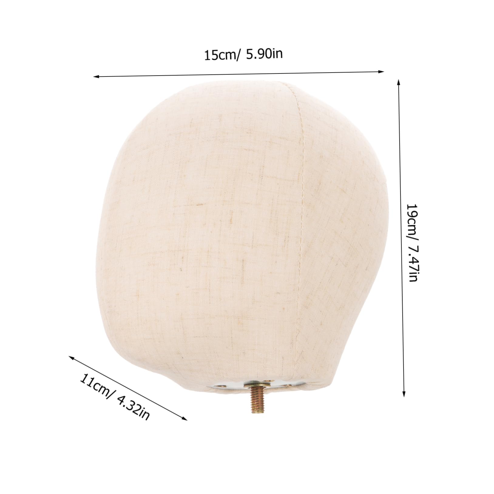 Unomor Secure Hat Display 's Mannequin Head Baseball Hat Rack for Home or Store Decor