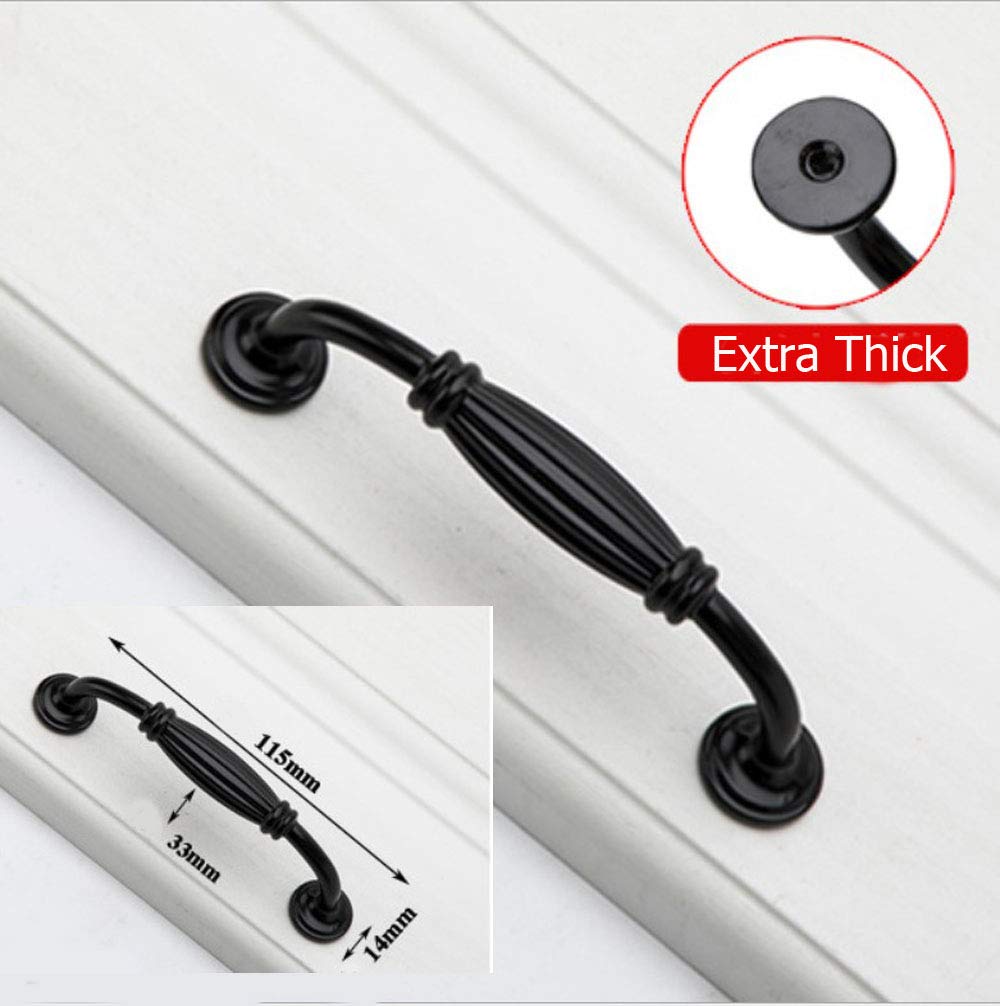 NUZAMAS Lot De 10 Poignées De Porte De Placard Vintage En Céramique En Alliage De Zinc 148 Mm De Long – Barres De Boutons D'armoire De Cuisine – Centre à Centre