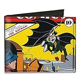 Buckle-Down Canvas Bifold Wallet - Classic DETECTIVE COMICS Issue #27 First Batman Action Cover Pose