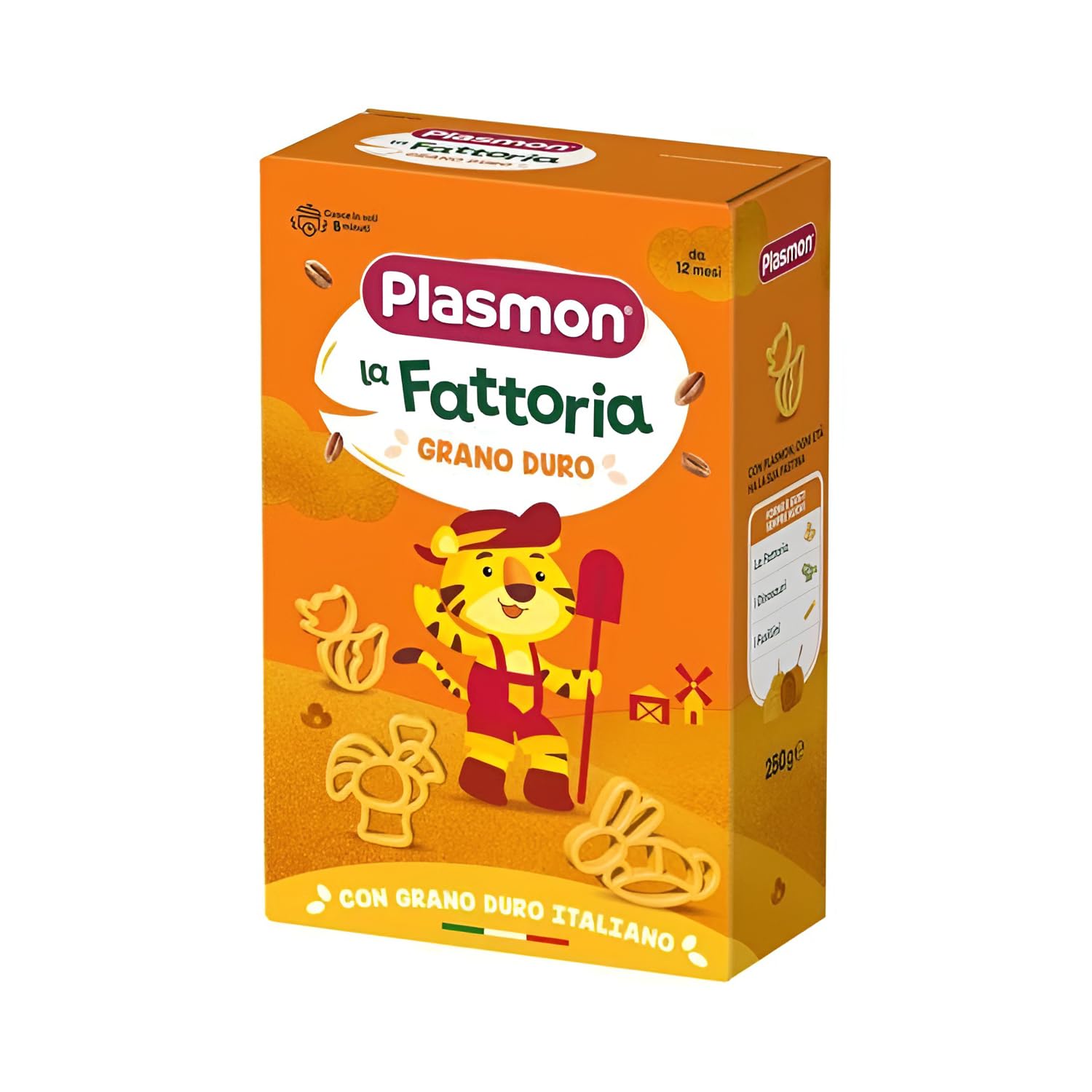 Plasmon Pasta Grano Duro Fattoria 250gr, dai 12 Mesi