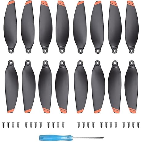 16Pcs DJI Mini 2 Propellers: Superior Flight Performance with Minimal Noise