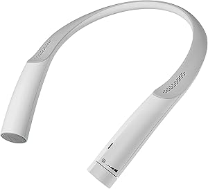 オーディオテクニカミミオ MIMIO SOUND NECK テレビ用ネックスピーカー 2.4GHz ワイヤレス はっきり音 ステレオ かんたん操作 置くだけ充電 左右音量バランス調整 音声でお知らせ 防滴 アンプ内蔵 AT-NSP700TV