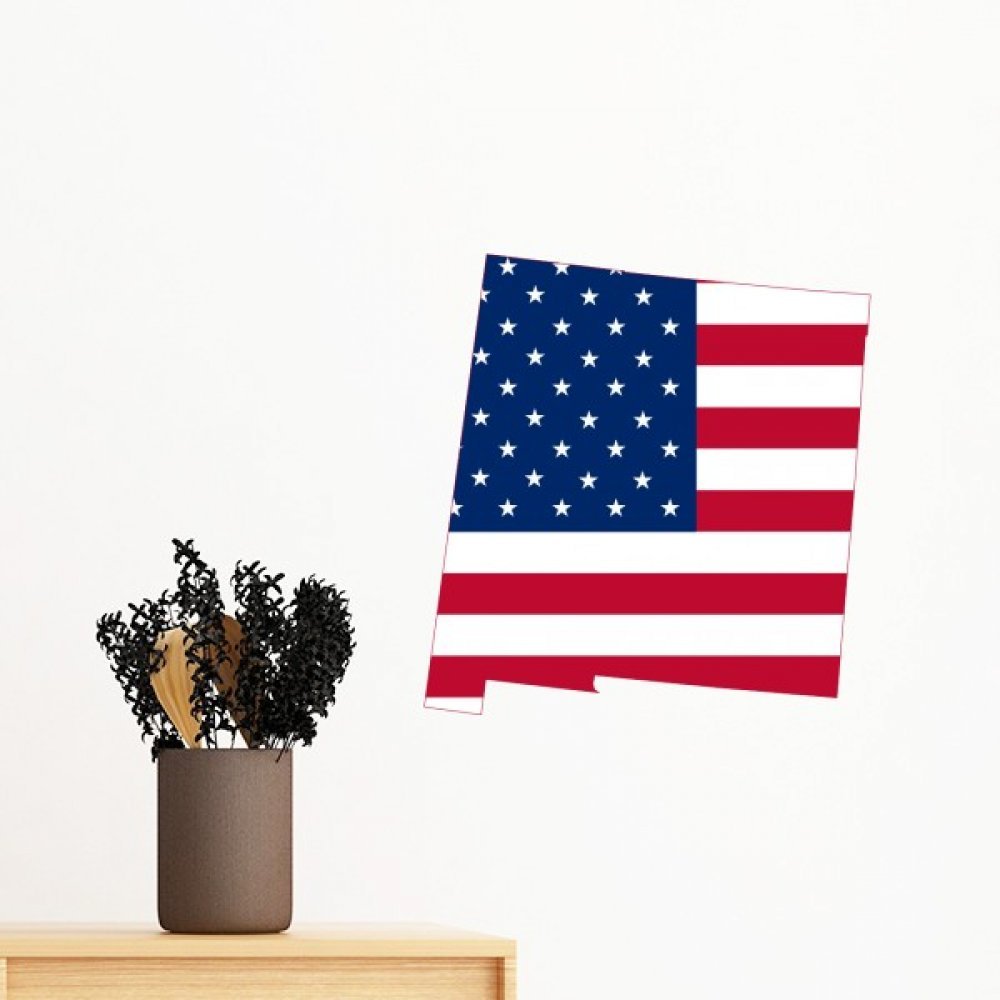 Autocollant mural USA Nouveau-Mexique sticker déco chambre enfant papier peint 35cm
