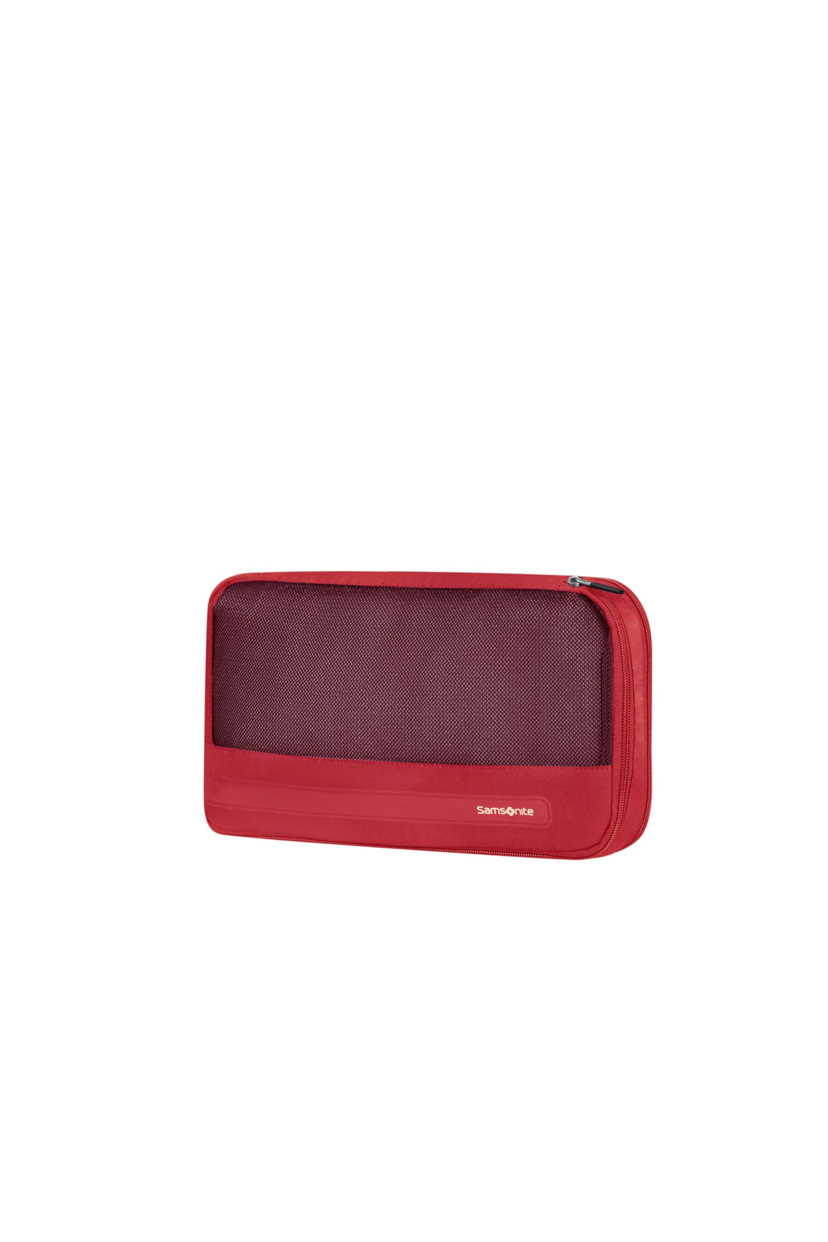 Samsonite TA Revolution - Zestaw Organizerów 3 Częściowy, Wysokiej Jakości Organizer Podróżny, Kostki Pakowe na Wakacje, Organizer do Walizki i Plecaka, Czerwony