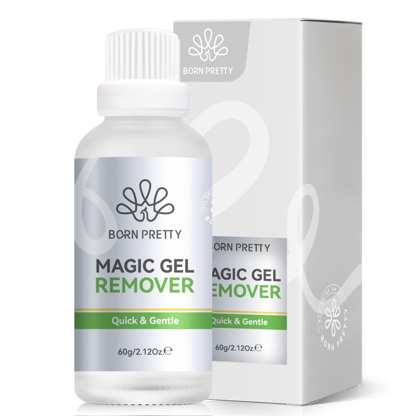 BORN PRETTY 60g Magic Gel Nail Polish Remover with New Upgraded Gentle Formula from BELLE GAGA® Faster & Easier & Cleaner & Safer Professional Nail Polish Remover In 3-5 Minutes,No Need for Foil Soaking Or Wrapping-picture-24