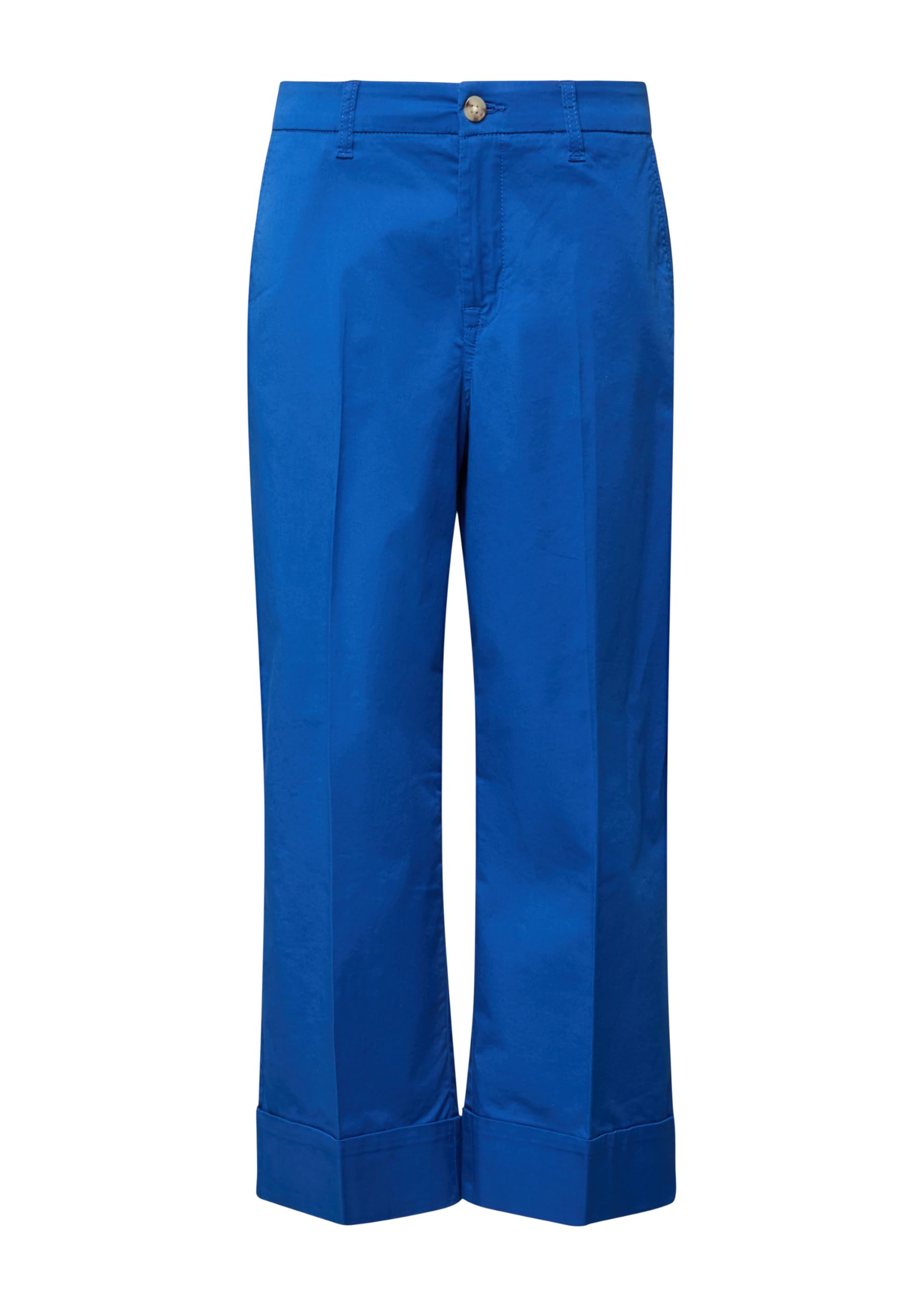 s.Oliver High Rise-Culotte mit Umschlag