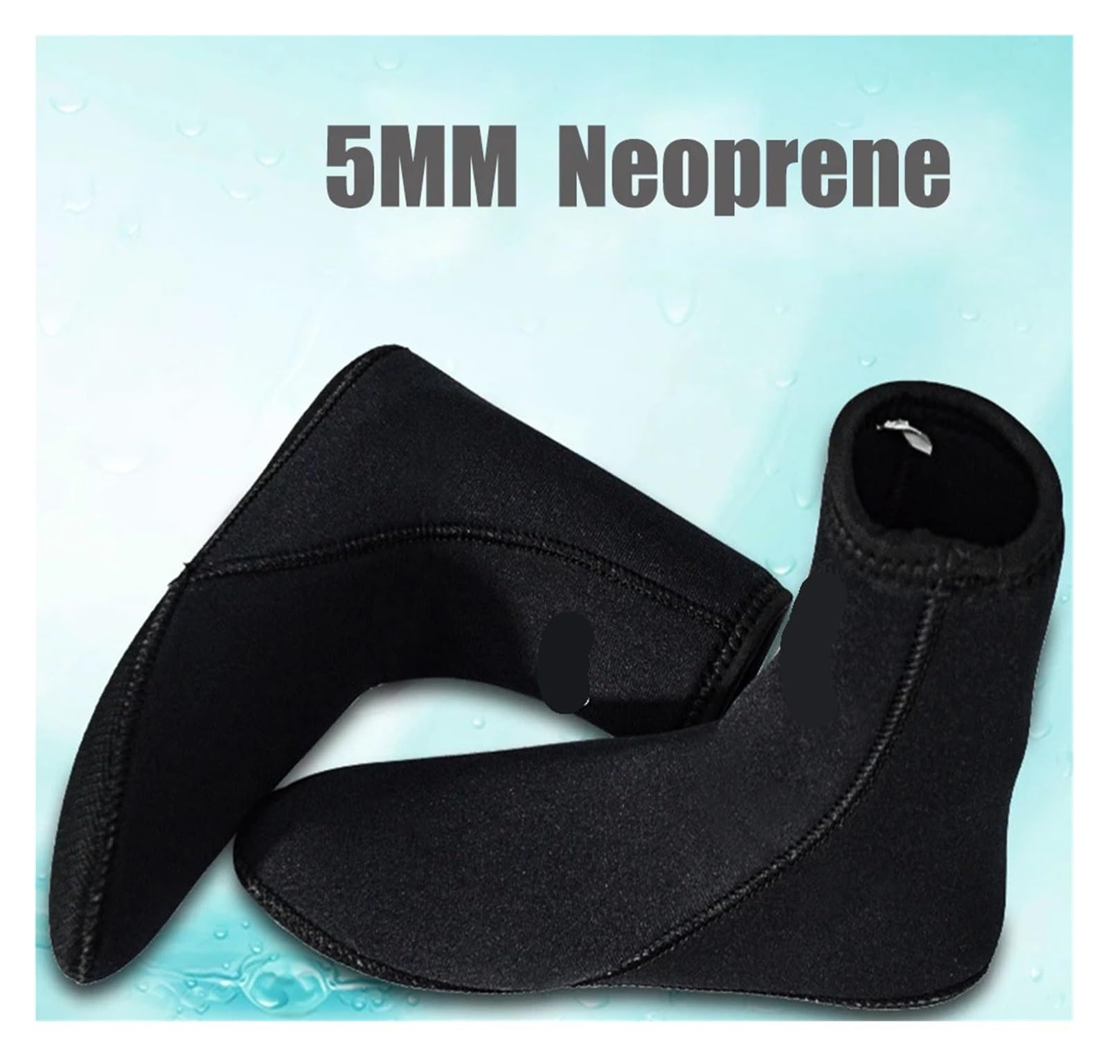 Scarpe e Calzini da Immersione in Neoprene 5 mm, Antiscivolo Spiaggia, Caldi Anti-pugnalata, Nuoto
