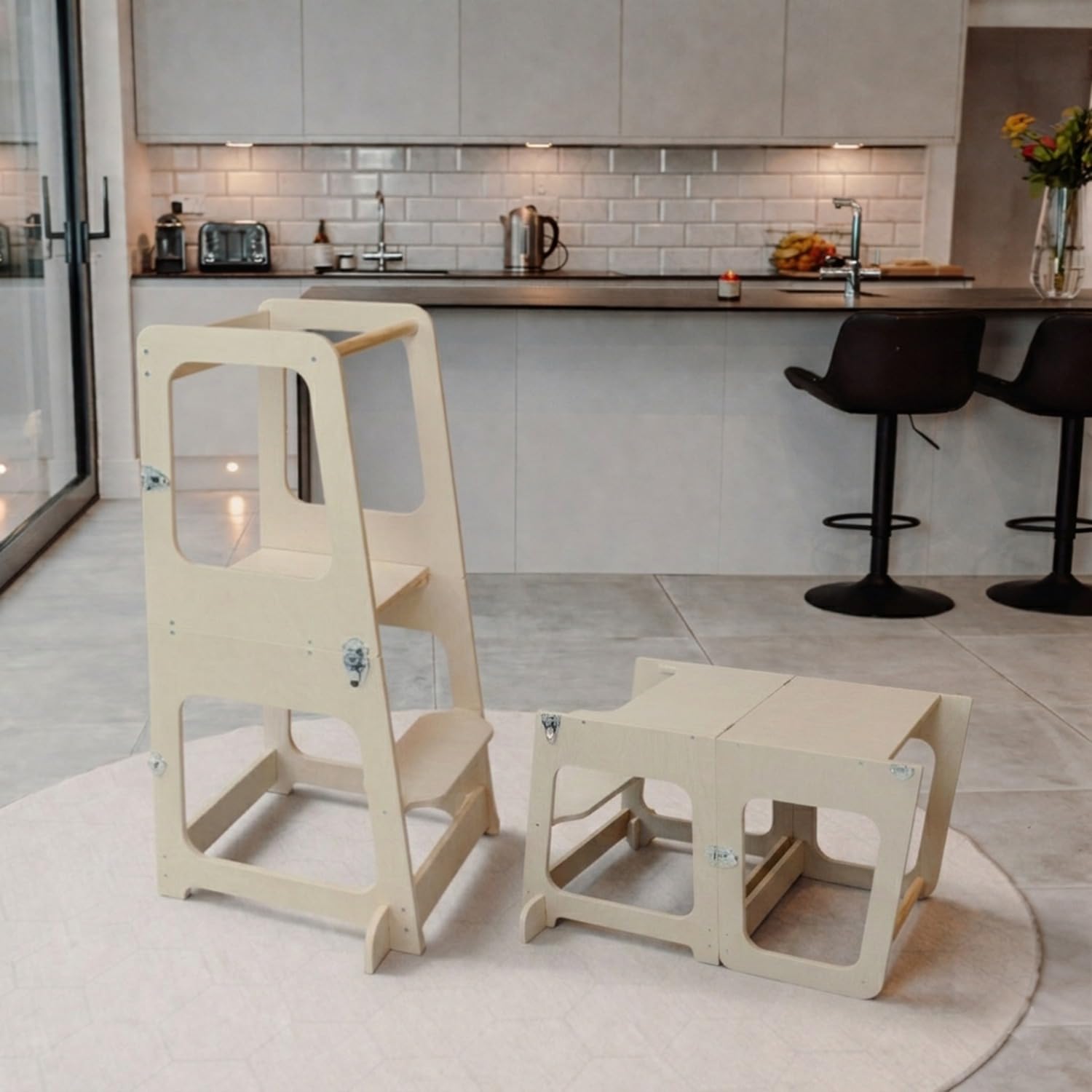The Learning Tower Company, Convertible 2-in-1 Kids Kitchen Stool