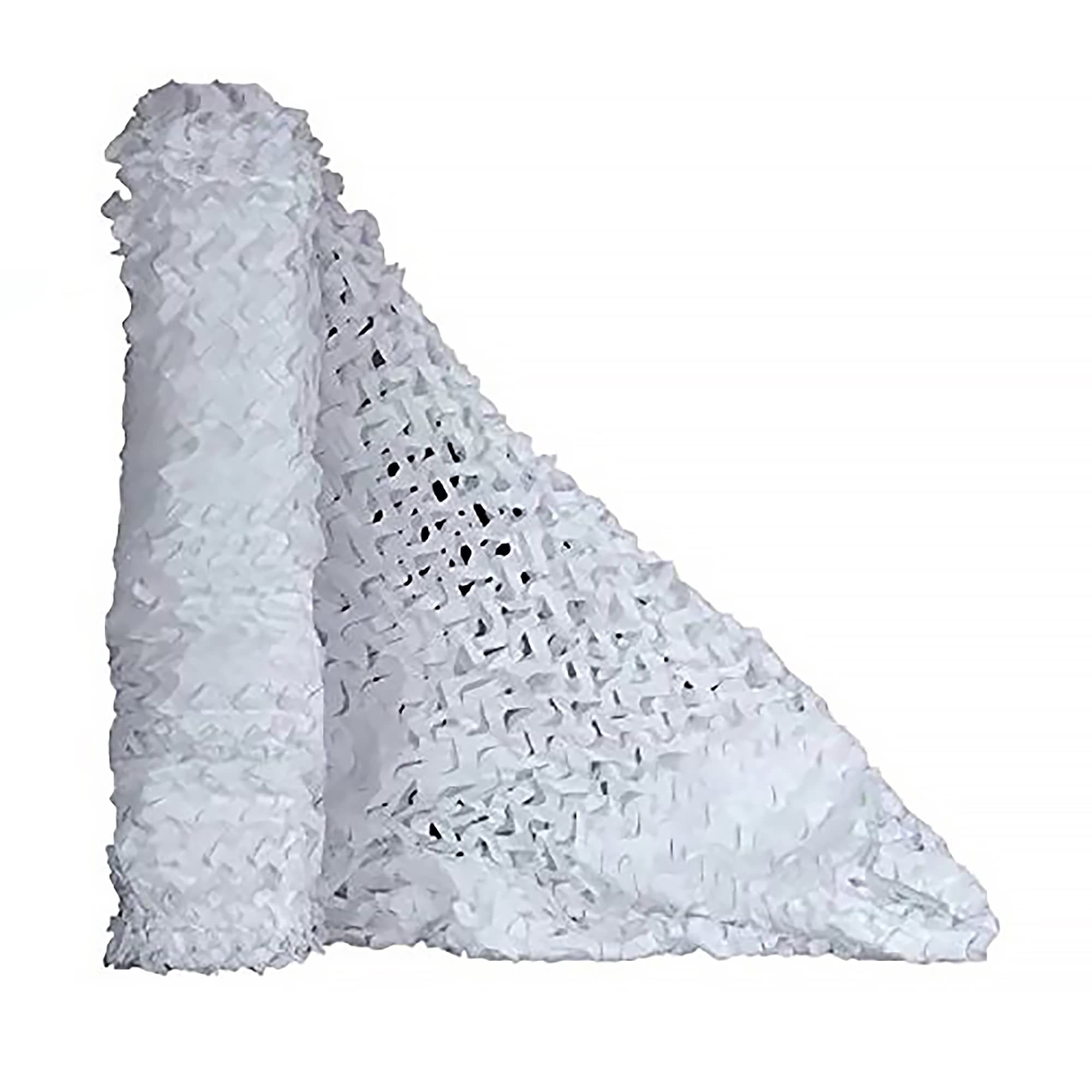Raysent Camouflage Net Camo Netting Blinds Dual Mesh for Decor Courtyard Sunshade Camp Photo Farm Factory Shelter Car Concealment Party Exhibit Backdrop Paintball Fence White 3X5M