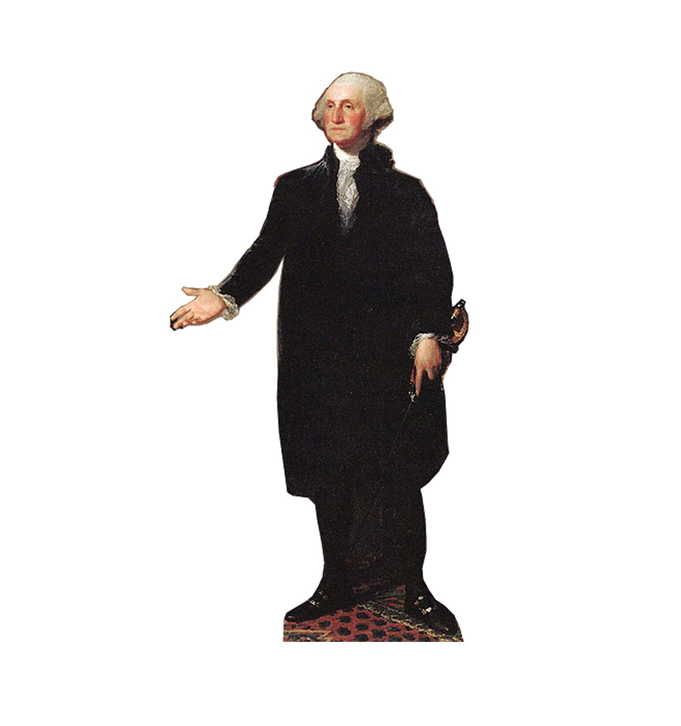 Photo 1 of Advanced Graphics President George Washington Life Size Cardboard Cutout Standup President George Washington 38"W x 72"H (Depth: 8")