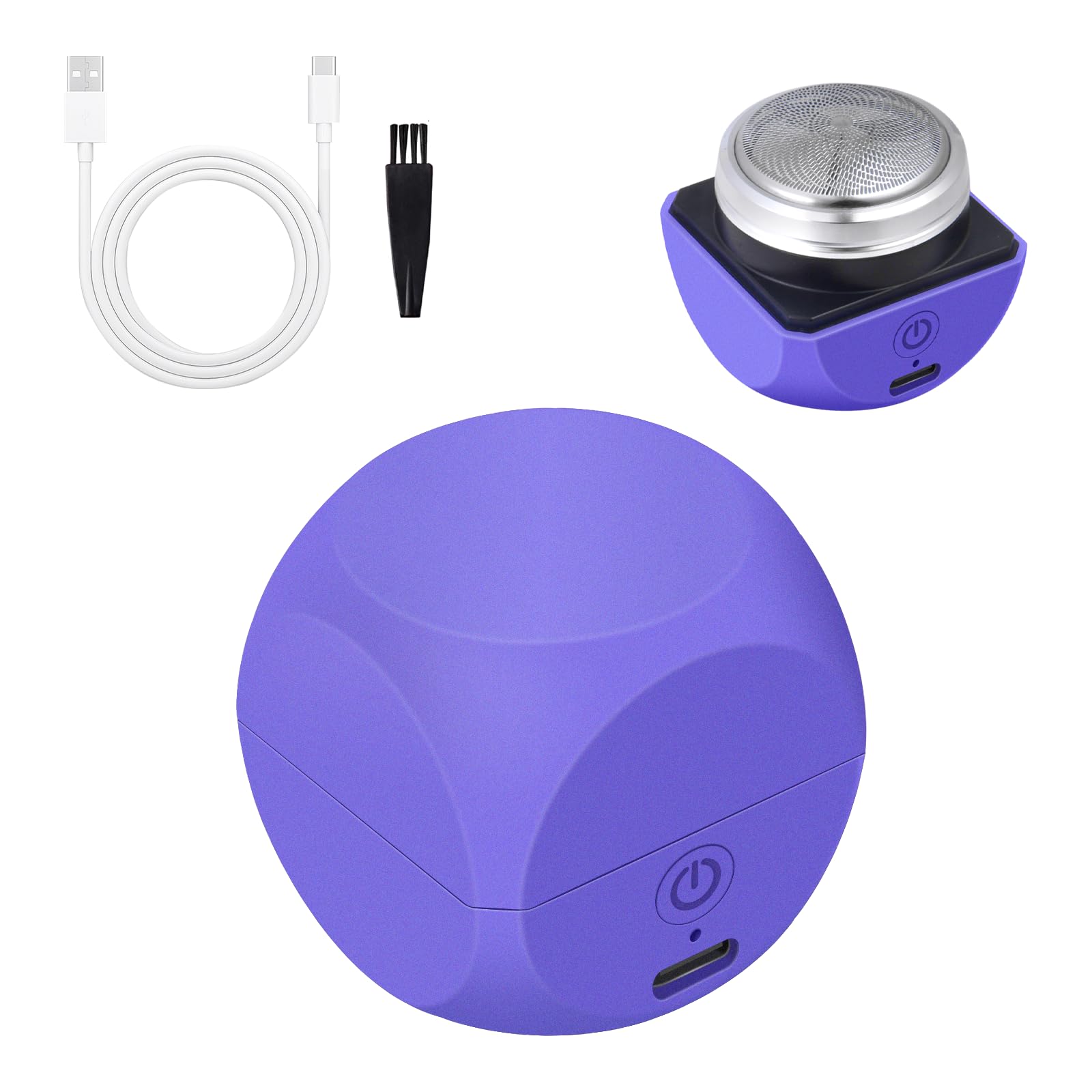 Mini Portable Electric Shaver - USB-C Rechargeable Compact Razor for Travel | Gift for Men Women, Grooming Essential for Dad Boyfriend Husband