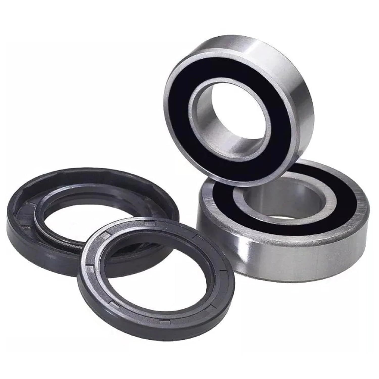 96150-63020-10 Front Wheel Bearing Seal Kit for Honda ATC200E ATC200ES ATC200M ATC200S ATC200X Replace 91051-KEH-662, 91052-HB5-671, 91052-KR3-005,