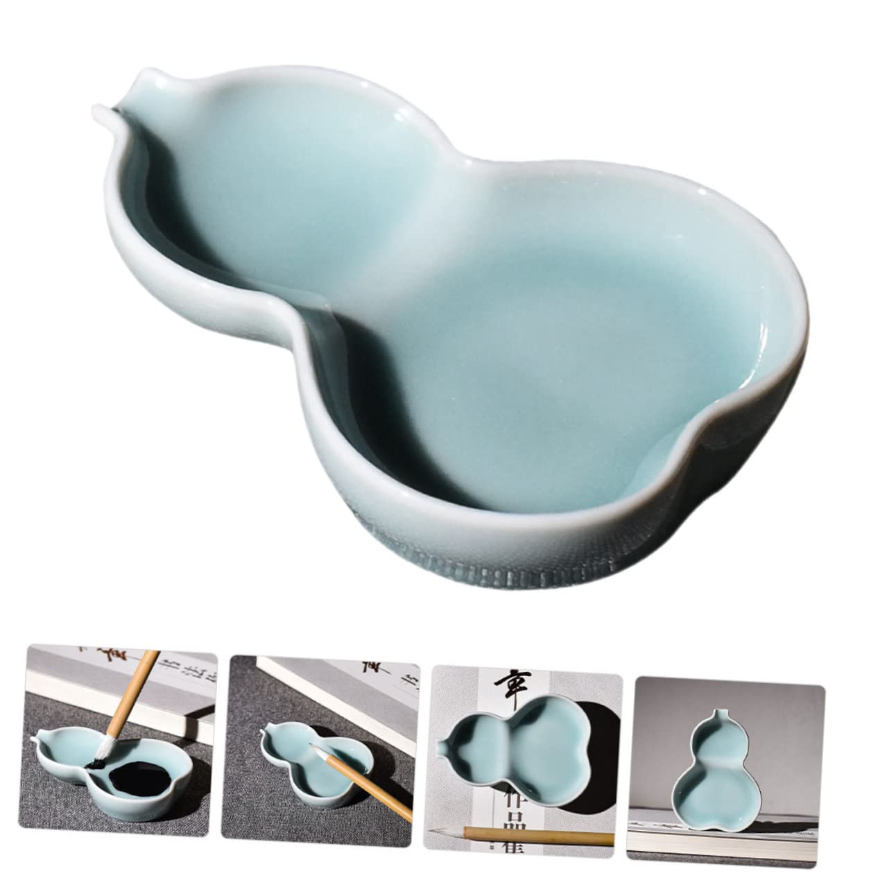 Ciieeo 4pièces Gourde Pour Encre Récipient à Encre Multifonctionnel Pour Travaux De Bureau Léger Et Compact Pratique Pour Étudiants Artistes