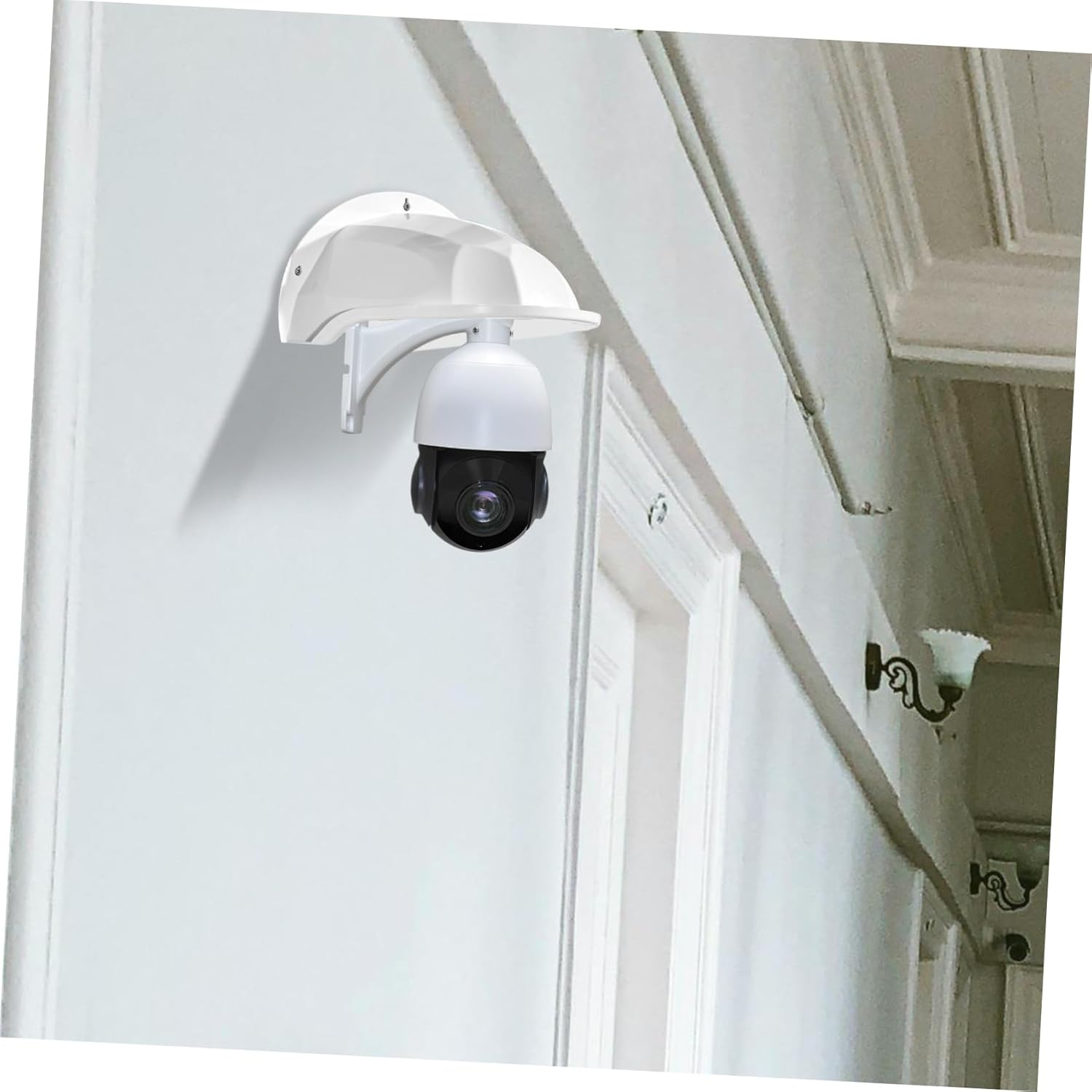 Artibetter 4Pcs Outdoor Camera Rain Cover Security Camera Protector Shielding Housing for CCTV Nest Ring Easy Install for Harsh Weather Conditions