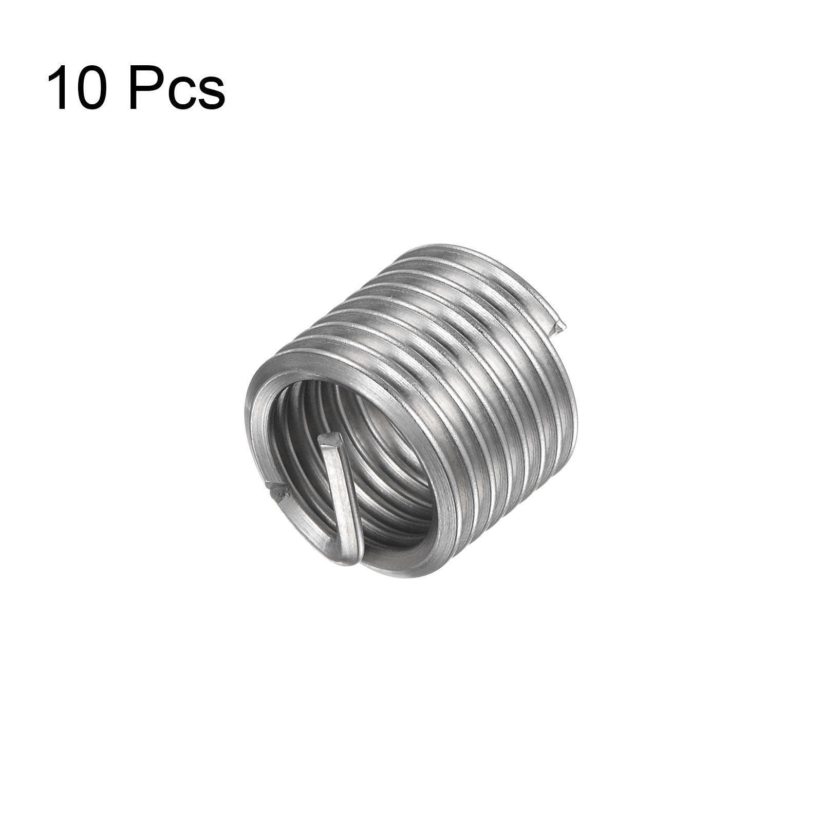 Tool Parts and Accessories M14 X 2 1.5D 304 Stainless Steel Wire Thread Insert Sleeve 10pcs (#CN-140824-06411)