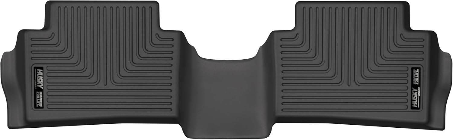 Husky Liners Weatherbeater Floor Mats | Fits 2018-2023 Hyundai Kona | 2nd Row, 1-pc Black - 16911