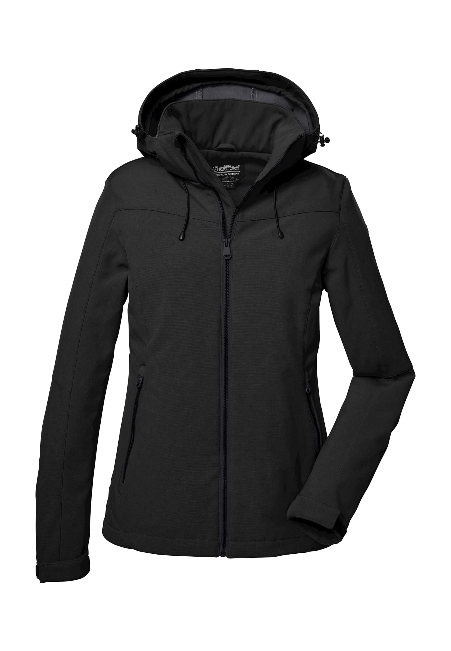 Killtec Damen Softshelljacke Softshell Jacke mit abzippbarer Kapuze Damen Softshelljacke wasserabweisend, Winddicht, atmungsaktiv