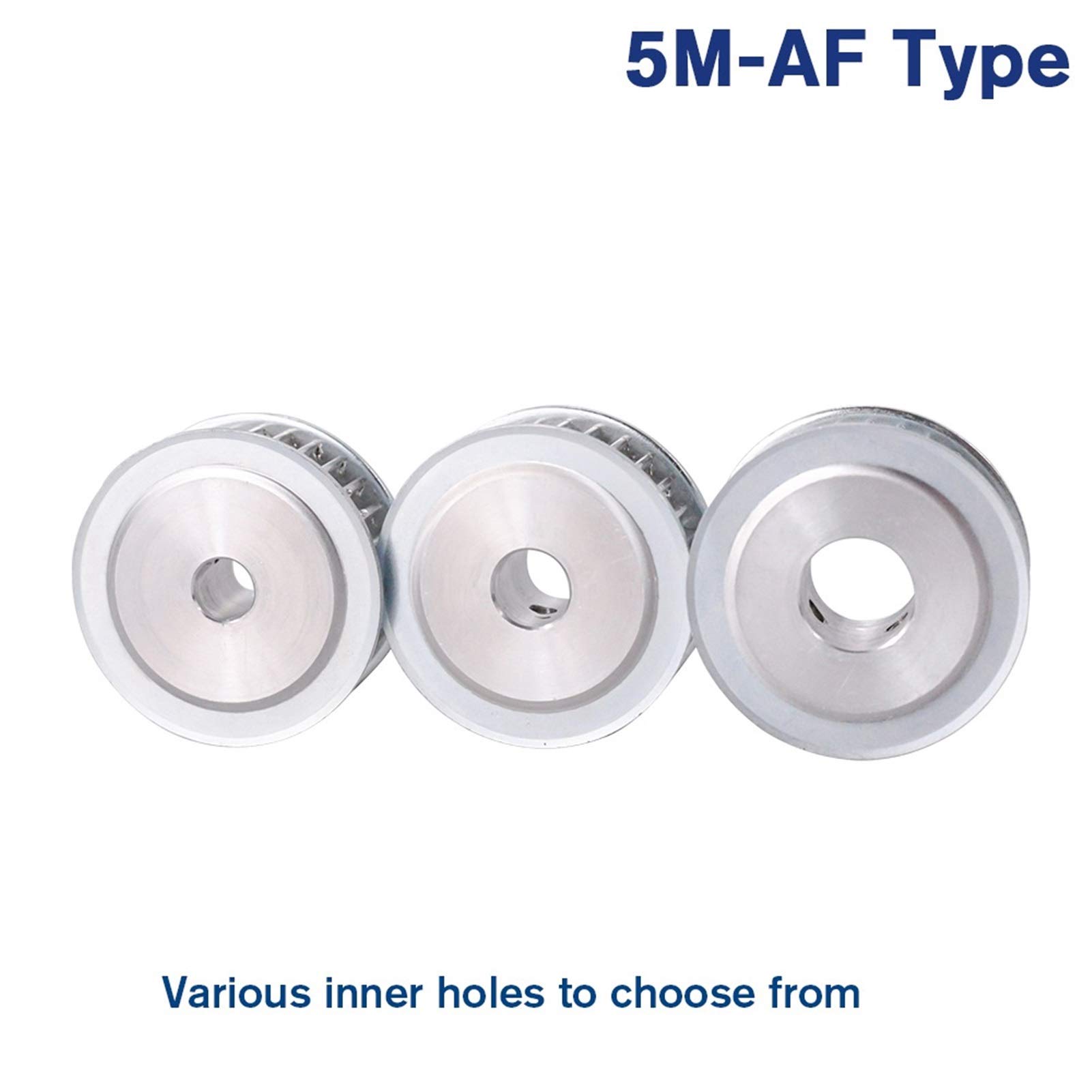 Polea de distribución Polea de Tiempo de aleación de Aluminio de 5m Tipo 60T 60teeth, Orificio 12/14 / 15/19/20/22/25/28 / 30mm, Tono de 5 mm, Ancho de 16 mm, polea síncrona HTD5M
