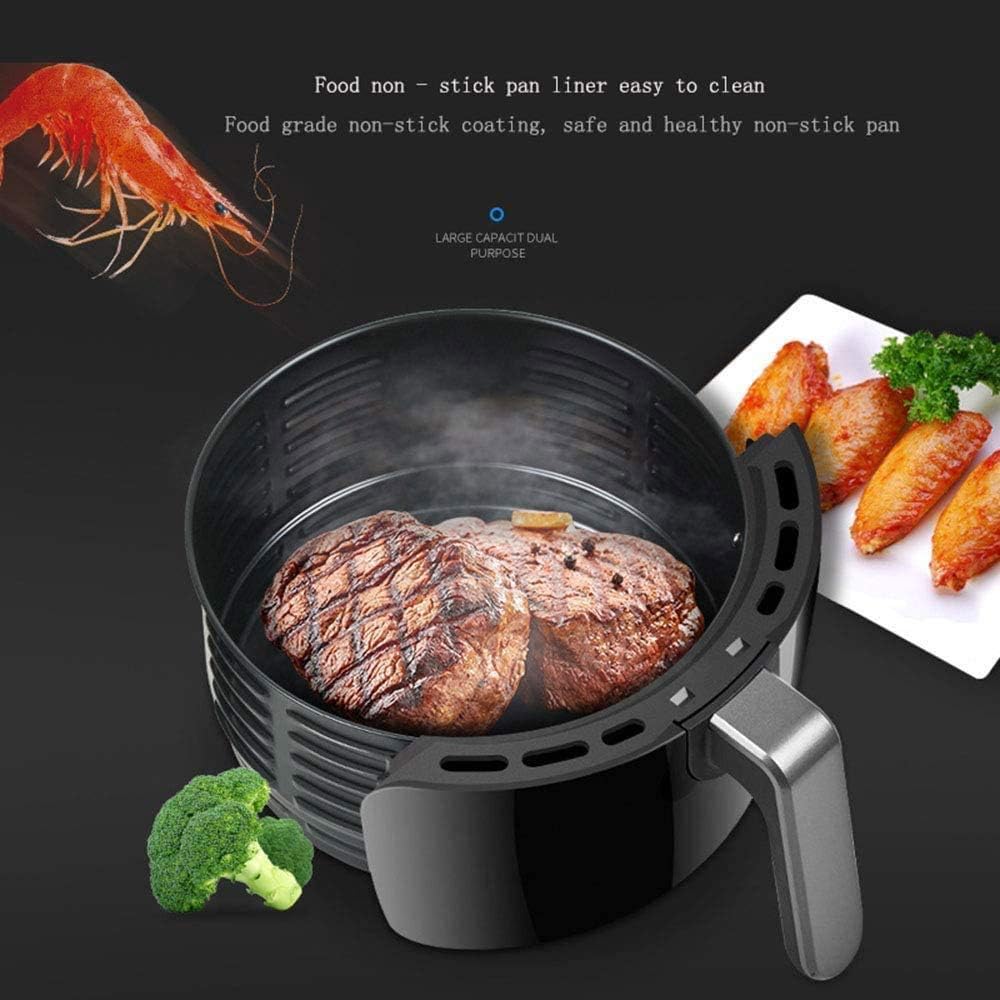 Air Fryer Electric Hot,1270 Watts Oil-Free Cooker with LCD Digital Panel,Time Temp Touch control