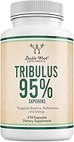 Vista 1 de Tribulus Terrestris para hombres (contenido de saponina del 95% más puro) 210 cápsulas, 1,000 mg de extracto concentrado de fruta
