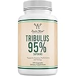 Tribulus Terrestris for Men (Purest 95% Saponin Content) 210 Capsules, 1,000mg Concentrated Fruit Extract (Third Party Tested, Vegan Safe, Non-GMO) for Stamina and Energy by Double Wood