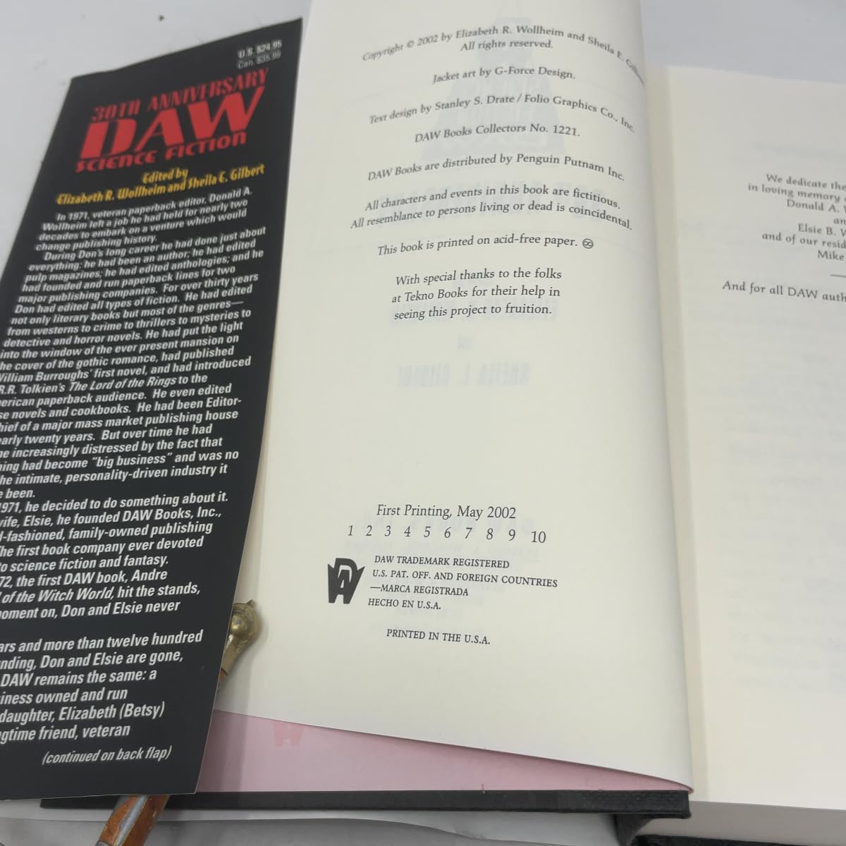 Science Fiction: Daw 30th Anniversary (Daw Book Collectors, 1221)