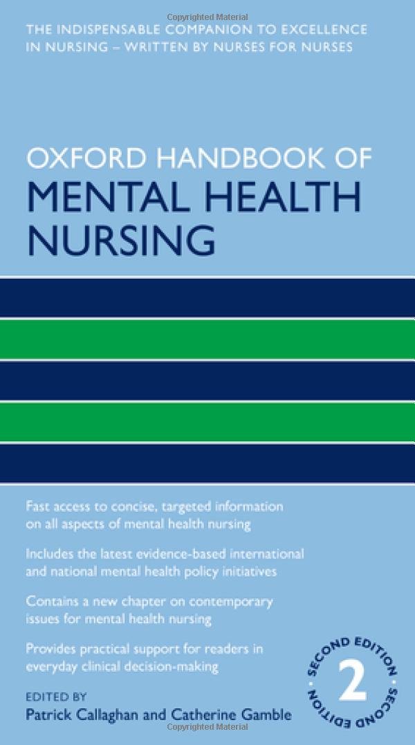 Oxford Handbook of Mental Health Nursing 2/e