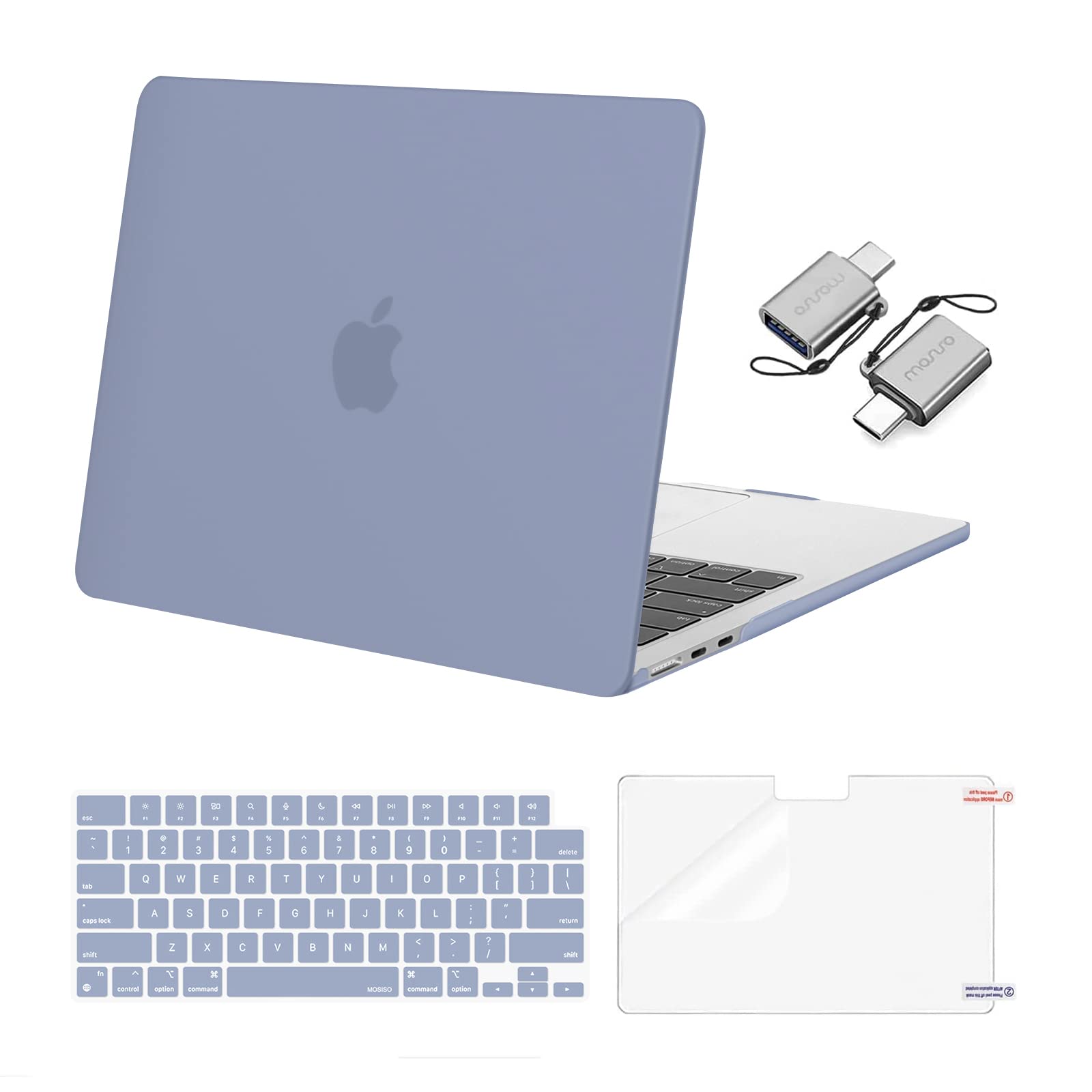 MOSISO Compatible with MacBook Air 13 inch Case M5 2026 M4 M3 M2 2025-2022