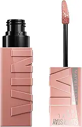 Maybelline NY SuperStay Vinyl Ink Batom Líquido Acabamento Vinil Espelhado e Efeito Gloss, Longa Duração de 16h, Não Borra e Não Transfere, Fórmula Vegana Cor Captivated 4,2ml
