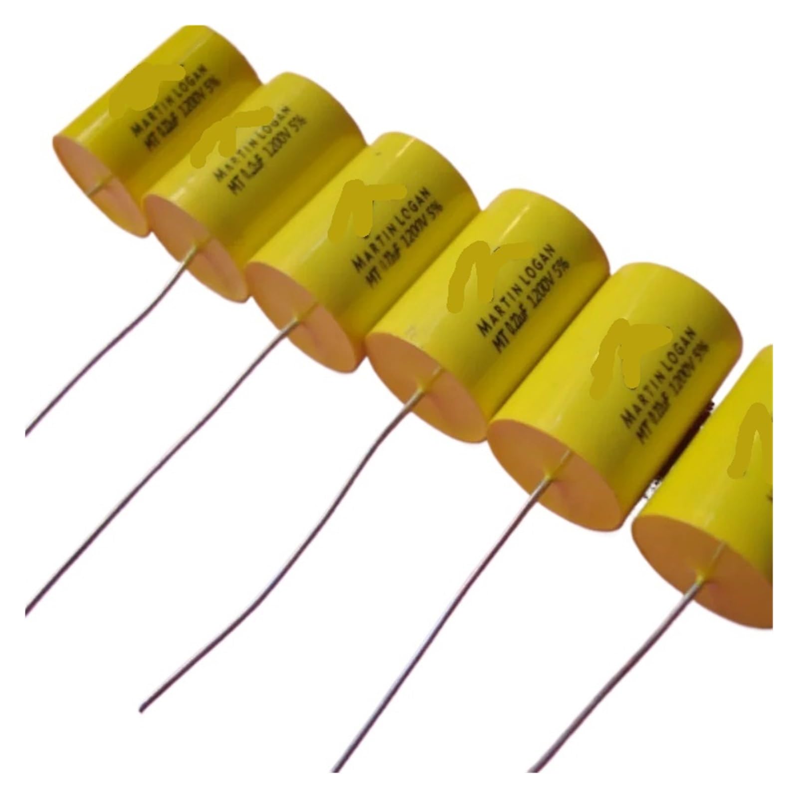 BALYDLUL 2PCS 1200V 0.22UF Coupling Audio Non-polar Capacitor 18 * 26MM