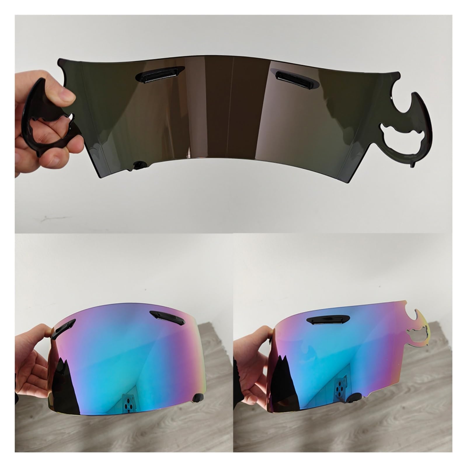 Visor For ARAI RR5 RX-7 RX-7RV For Quamtum-J For Astro-IQ For Rapide-IR Shield Helmet Lens,Revestimiento de Espejo