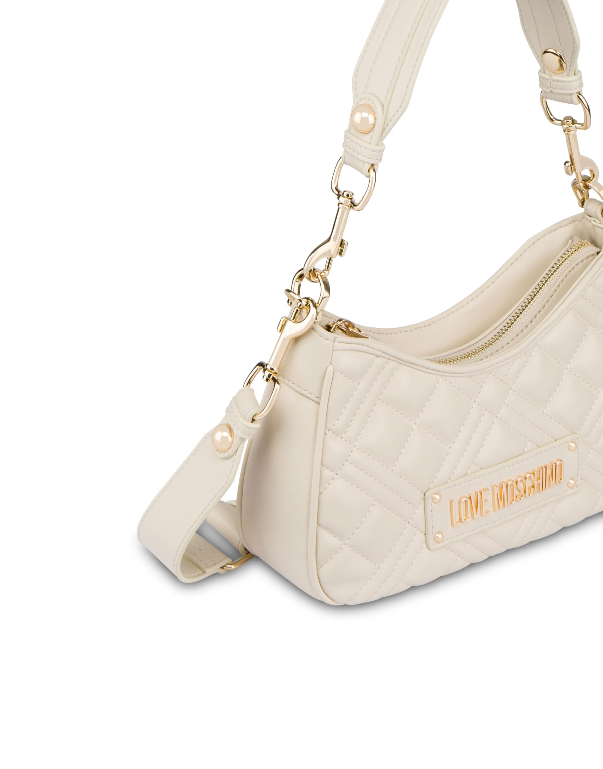Love Moschino BORSA QUILTED PU AVORIO